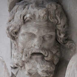 Ancient statue of Nereus