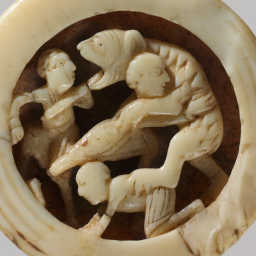 Ancient relief of Proteus