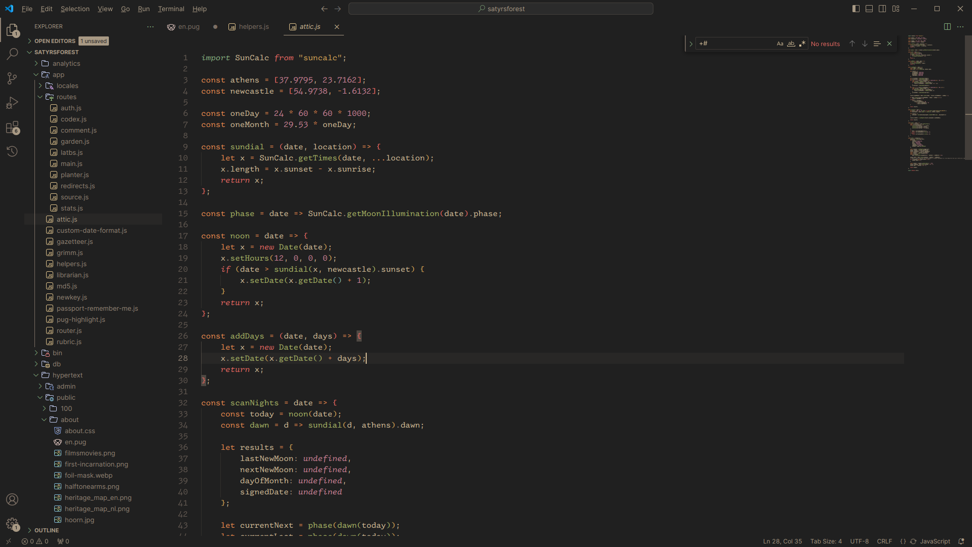 My setup for VS Code
